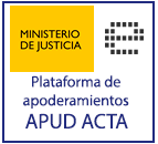 Acceso plataforma Apoderamiento APUD ACTA